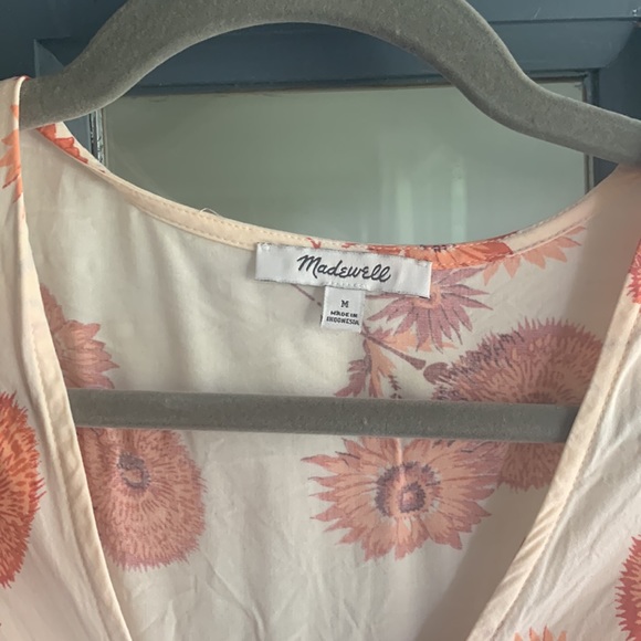 Madewell marigold wrap top - Picture 3 of 3